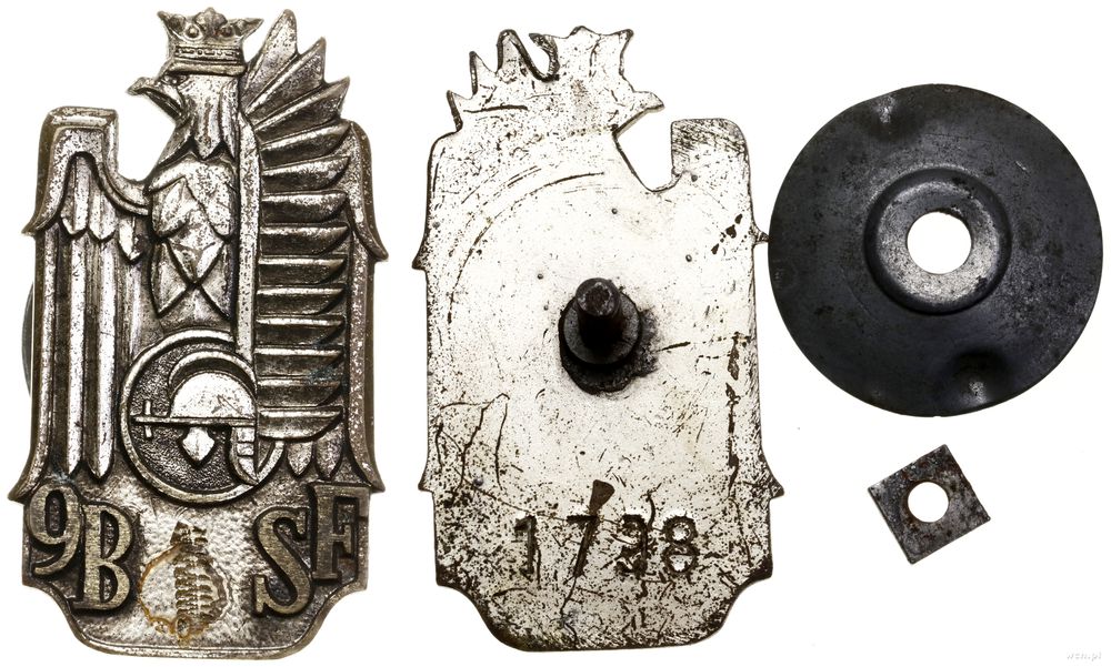 Polska, Pamiątkowa odznaka 9 Batalionu Strzelców Flandryjskich, od 1946