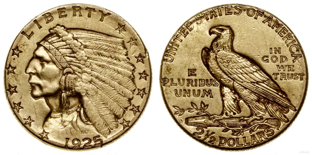 Stany Zjednoczone Ameryki (USA), 2 1/2 dolara, 1926