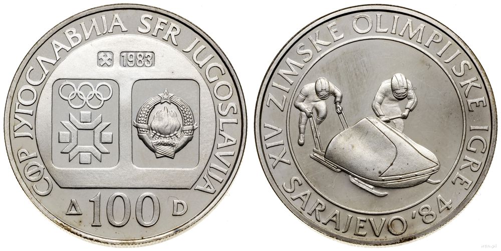 Jugosławia, 100 dinarów, 1983