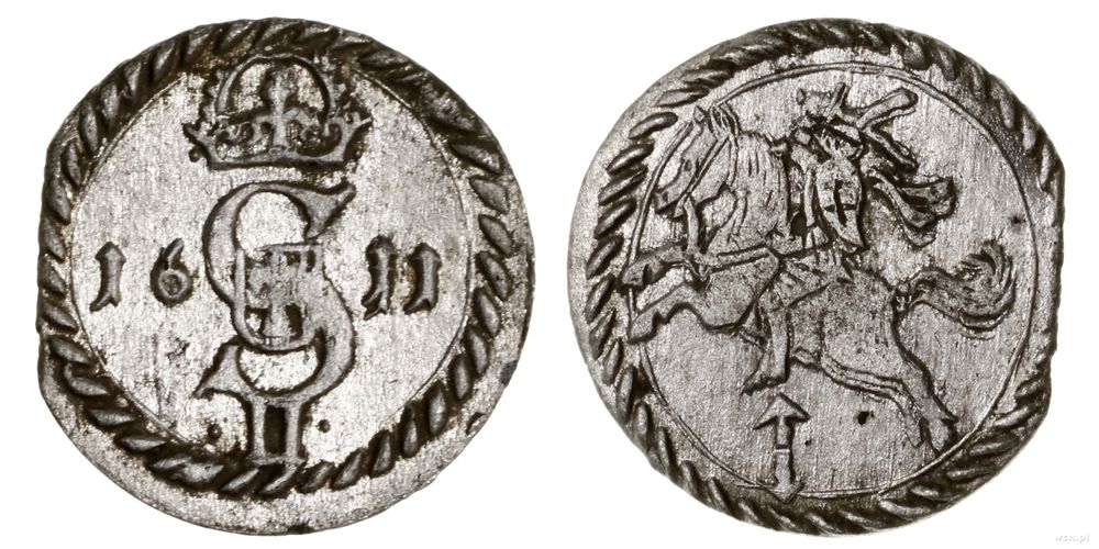 Polska, dwudenar, 1611