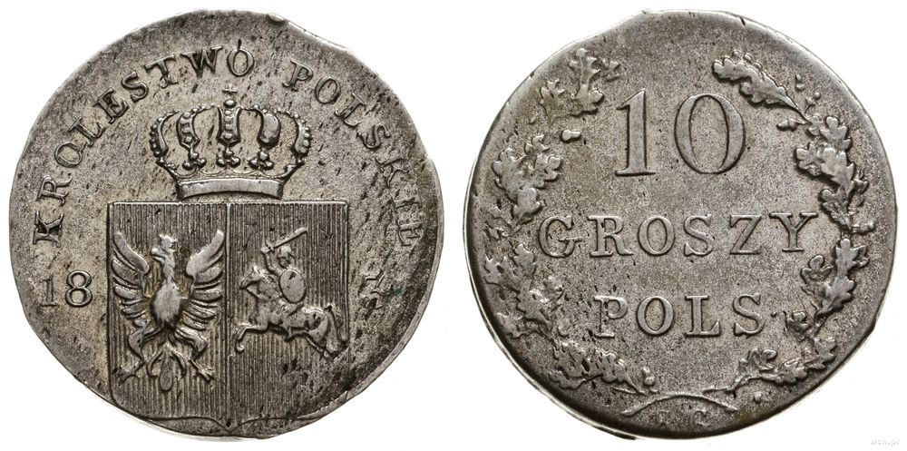 Polska, 10 groszy, 1831 KG