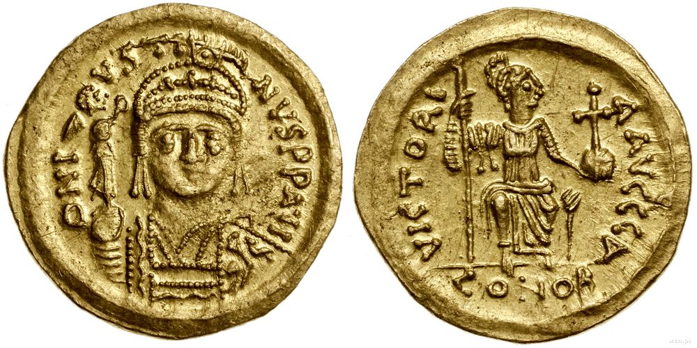 Bizancjum, solidus, 565–578