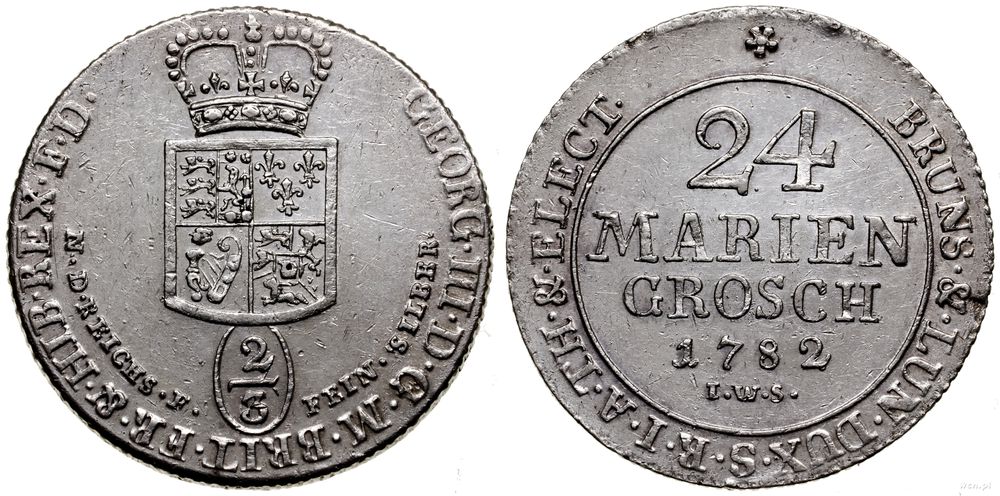 Niemcy, 24 mariengrosze, 1782 IWS