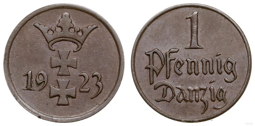 Polska, 1 fenig, 1923
