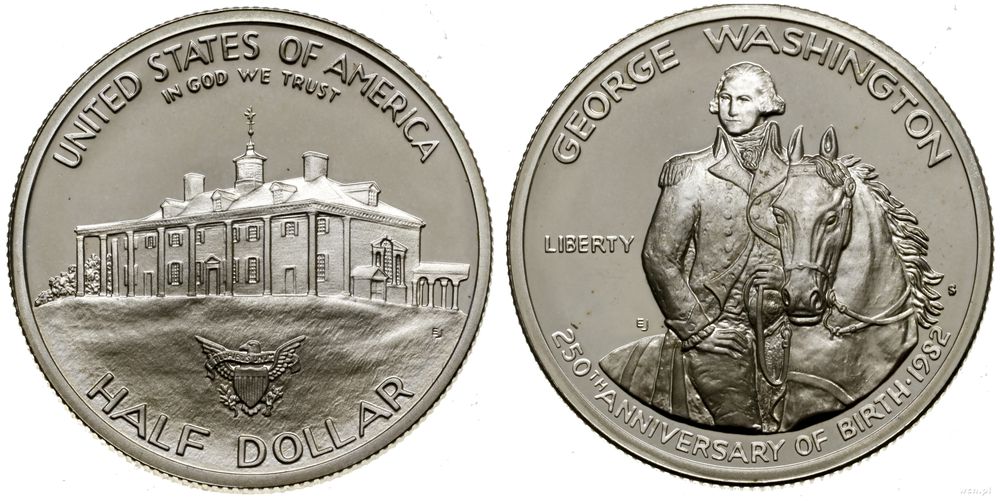 Stany Zjednoczone Ameryki (USA), 1/2 dolara, 1982 S