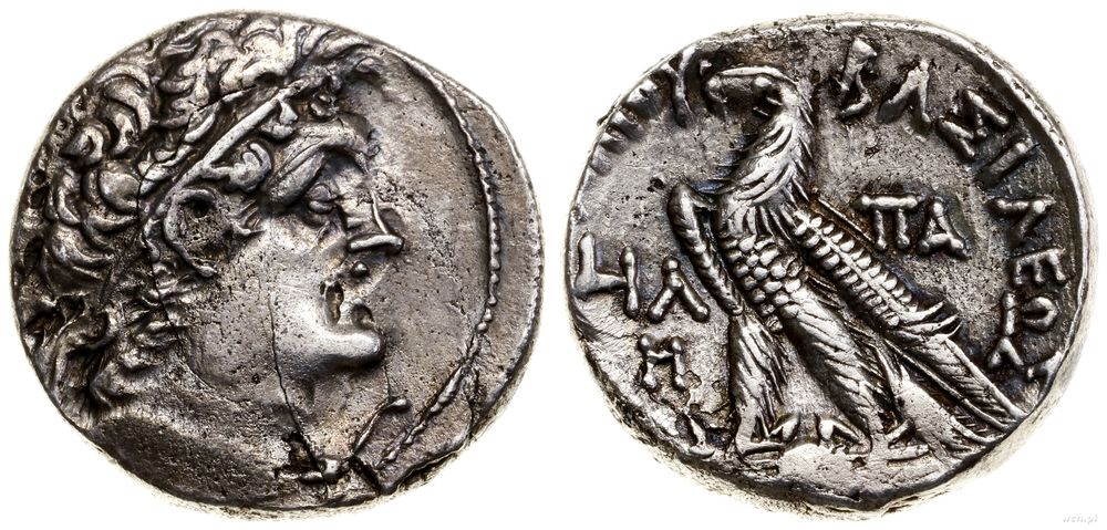 Grecja i posthellenistyczne, tetradrachma, 107-106 pne (rok 11)