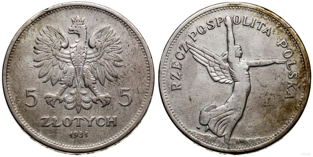 Polska, 5 złotych, 1931