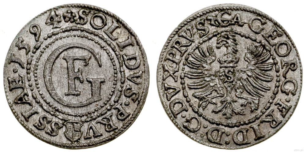Prusy Książęce (1525–1657), szeląg, 1594
