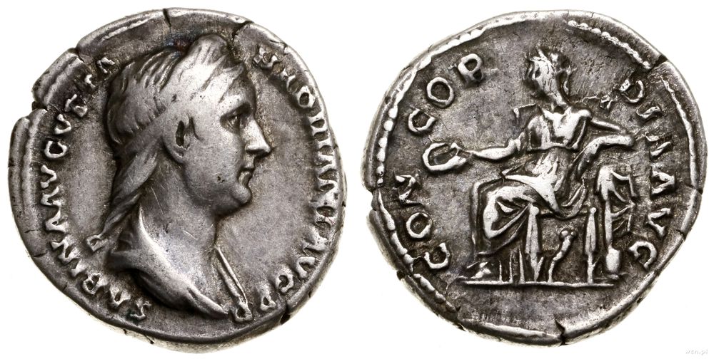 Cesarstwo Rzymskie, denar, 128-136