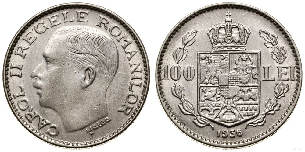Rumunia, 100 lejów, 1936