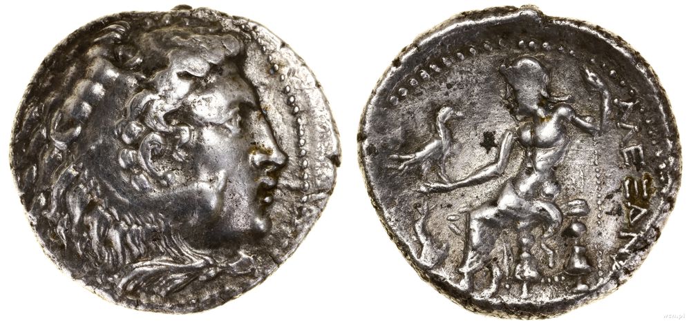 Celtowie Wschodni, tetradrachma - naśladownictwo celtyckie tetradrachmy Aleksandra Wielkiego, III w. pne