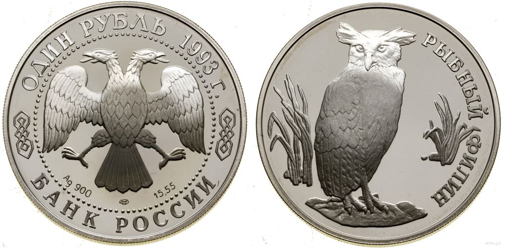 Rosja, 1 rubel, 1993