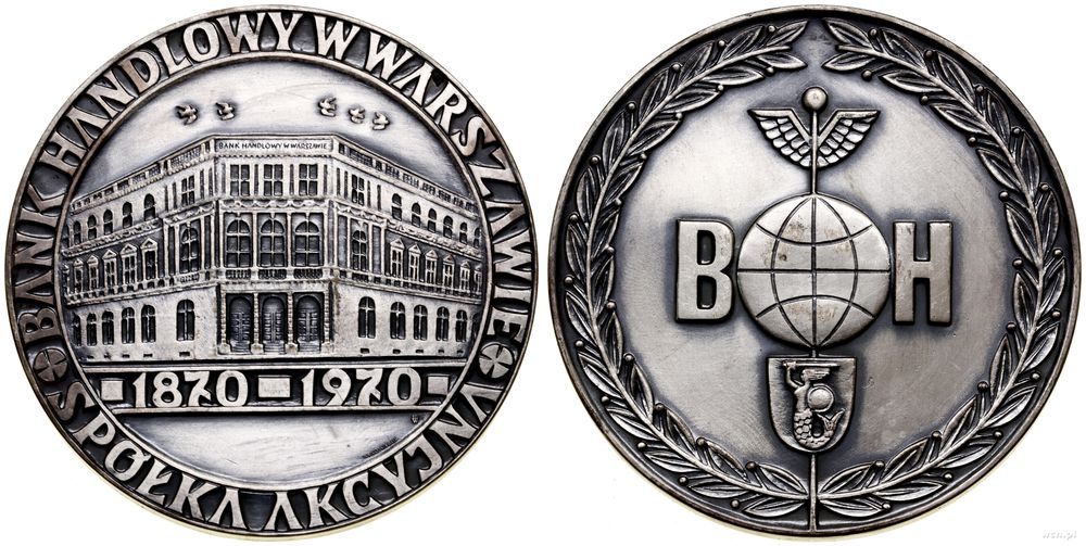 Polska, 100 lat Banku Handlowego w Warszawie, 1970