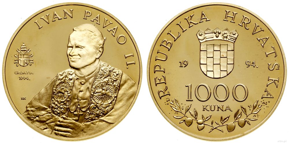 Chorwacja, 1.000 kun, 1994