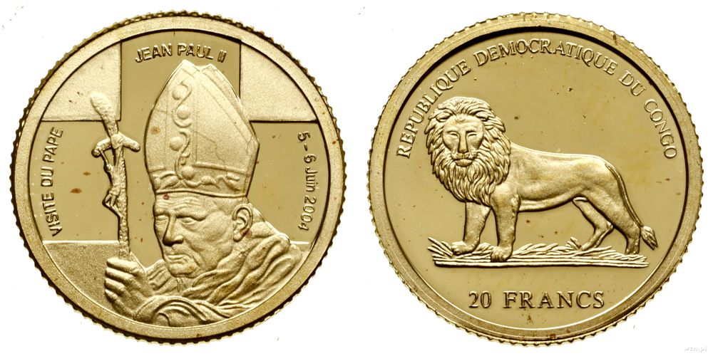 Kongo, 20 franków, 2004