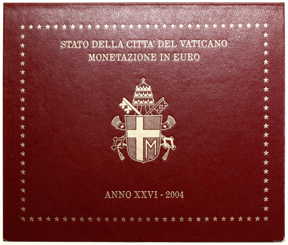 Watykan (Państwo Kościelne), zestaw rocznikowy, 2004 (XXVI rok pontyfikatu)