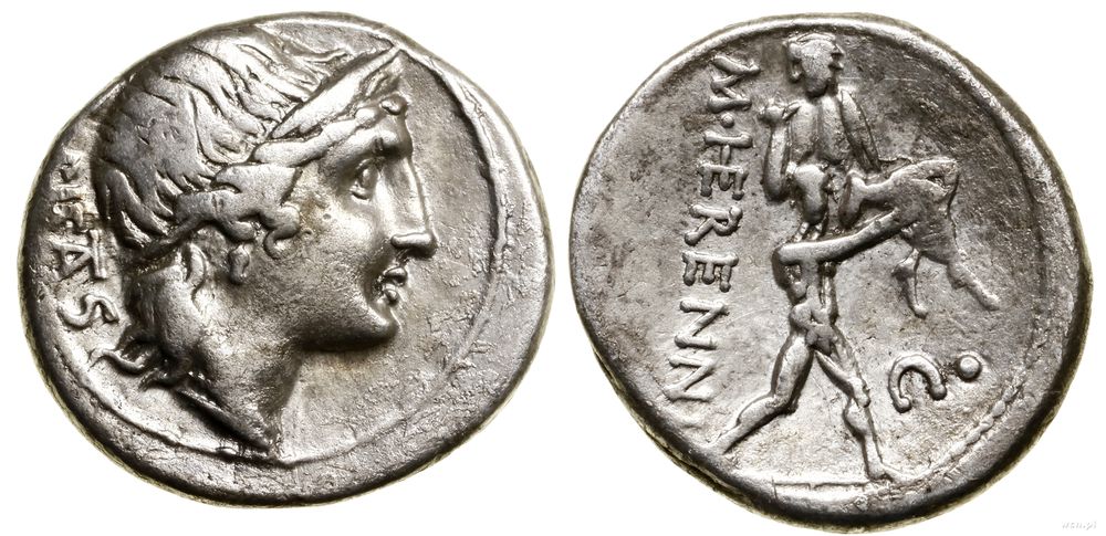 Republika Rzymska, denar, 108–107 pne
