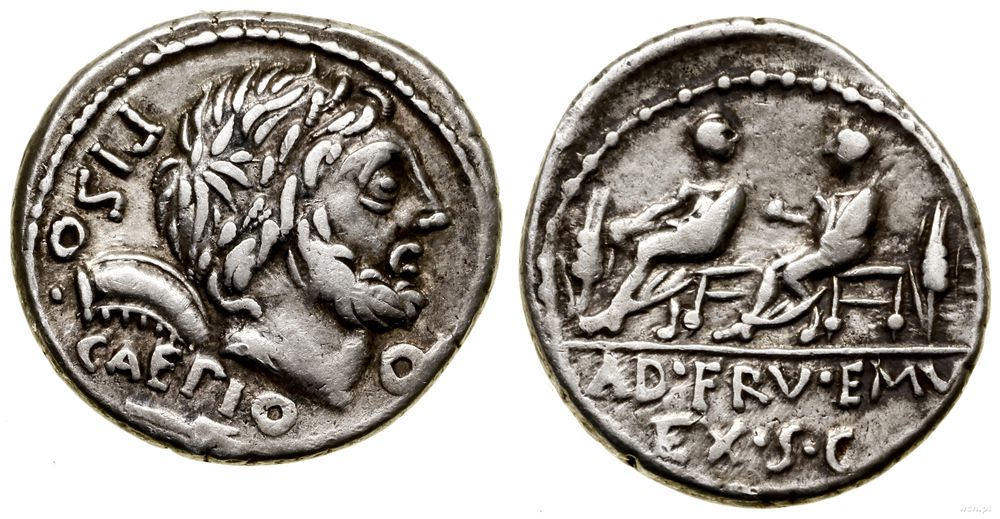 Republika Rzymska, denar, 100 pne