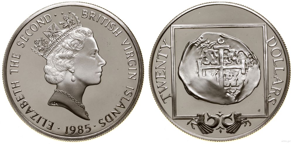 Wyspy Dziewicze, 20 dolarów, 1985