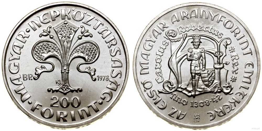 Węgry, 200 forintów, 1978