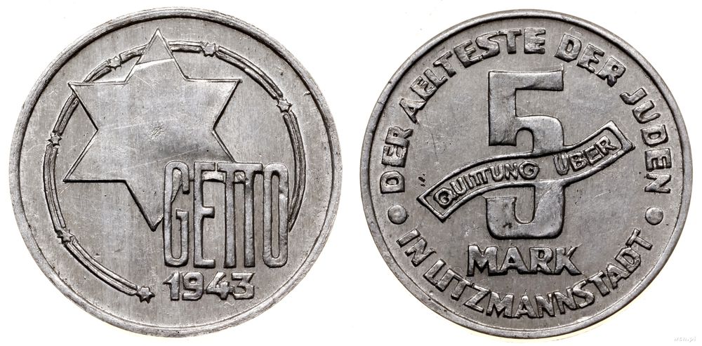 Getto Łódź (1941–1943), FALS 5 marek, 1943