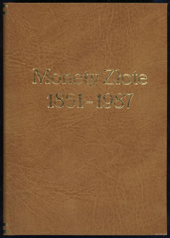 wydawnictwa polskie, Czesław Kamiński - Monety złote 1851-1987. Warszawa 1990