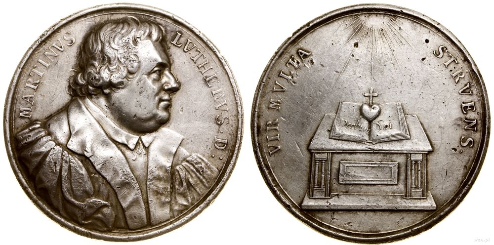 Szwecja, medal pamiątkowy z końca XVII wieku