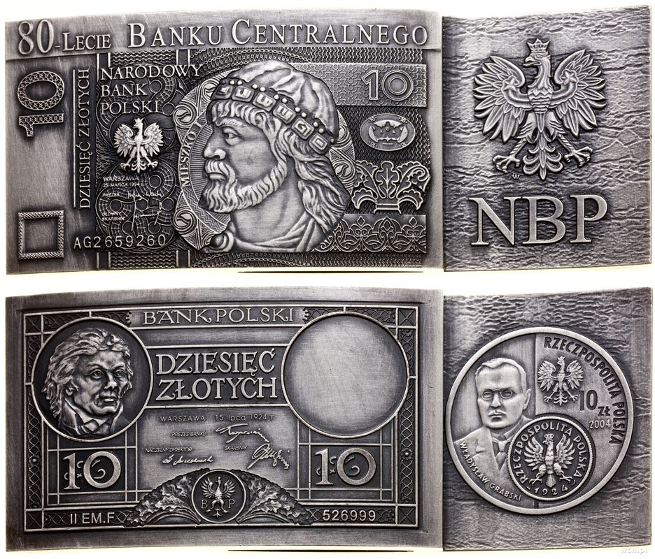 Polska, 80 lat Banku Centralnego, 2004