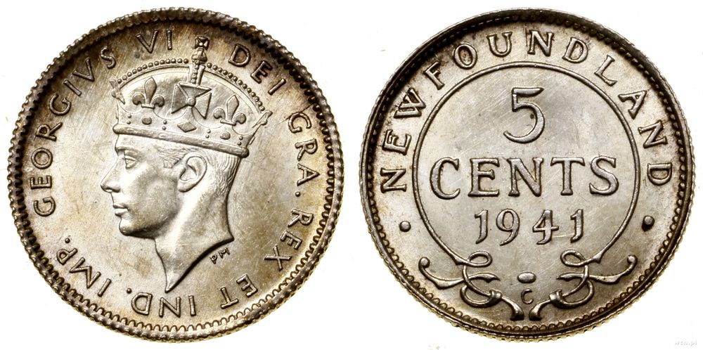 Kanada, 5 centów, 1941 C