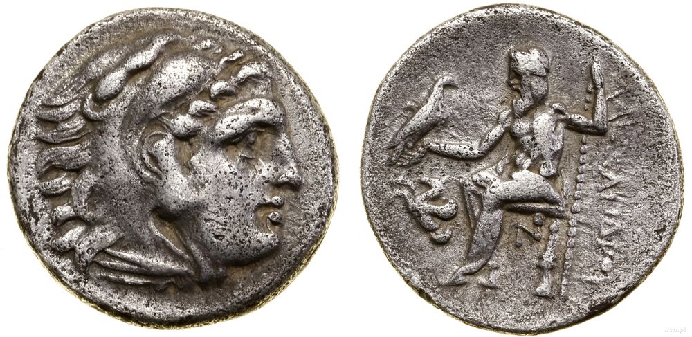 Grecja i posthellenistyczne, drachma, ok. 310–301 pne