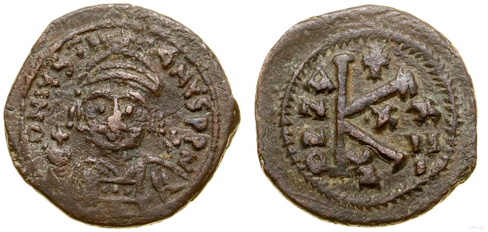 Bizancjum, 1/2 follisa, 549–550 (23 rok panowania)