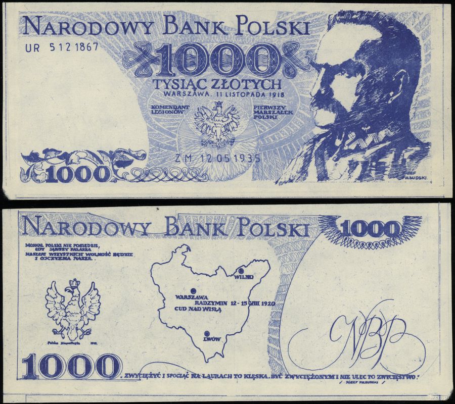 Polska, 1.000 złotych, 11.11.1918