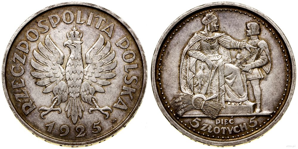 Polska, 5 złotych, 1925