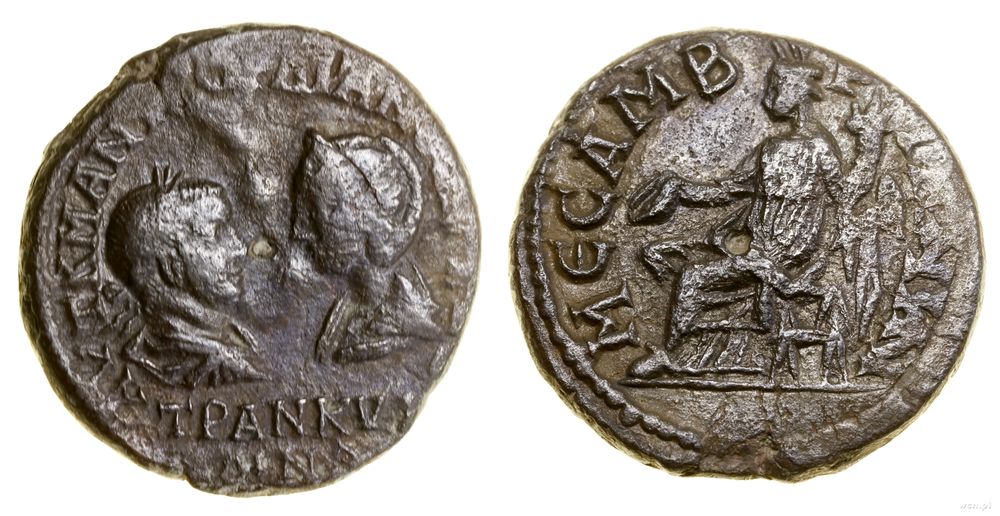 Rzym prowincjonalny, brąz, 238–244