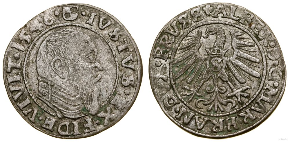 Prusy Książęce (1525–1657), grosz, 1546