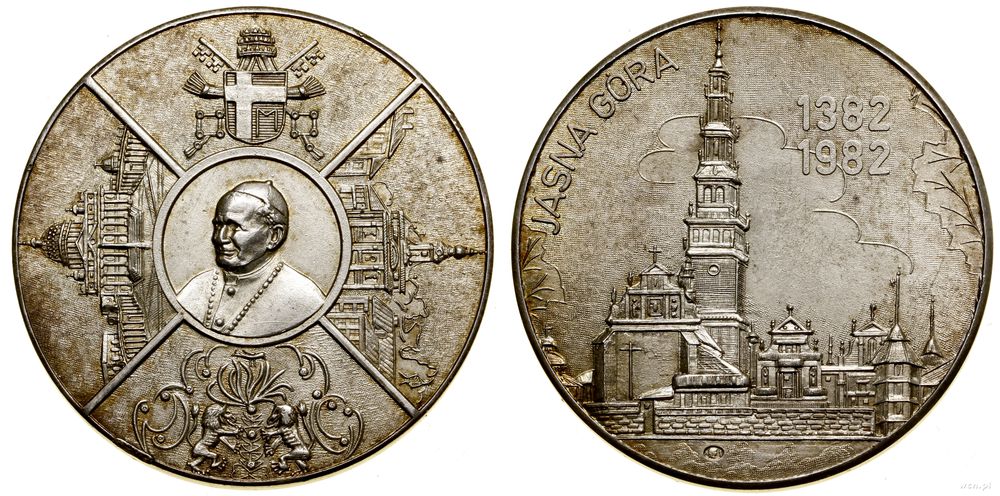 Polska, medal Jasna Góra 1382–1982, 1983