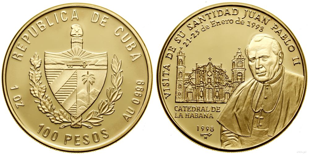 Kuba, 100 peso, 1998