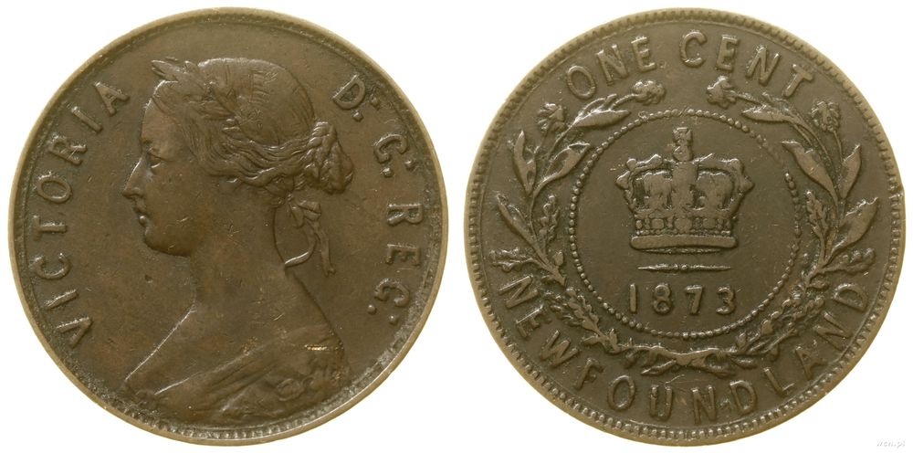 Kanada, 1 cent, 1873
