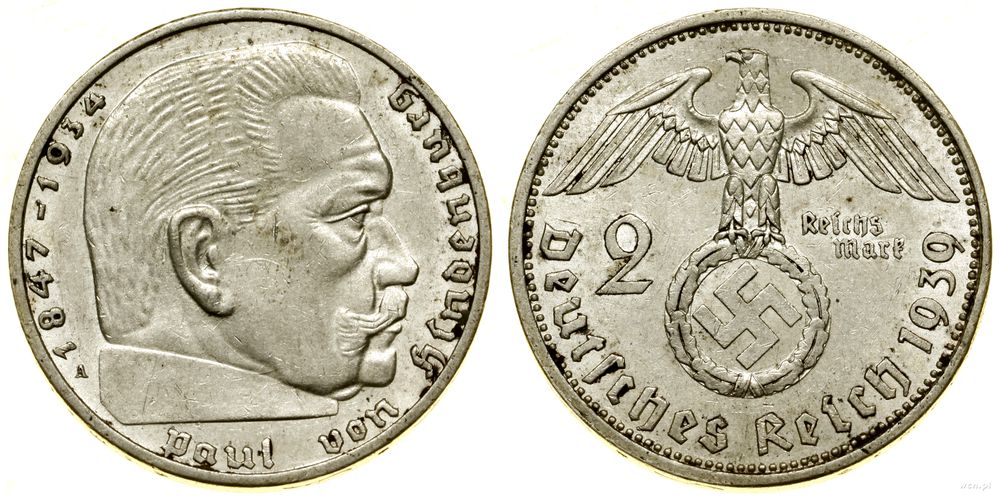 Niemcy, 2 marki, 1939 A