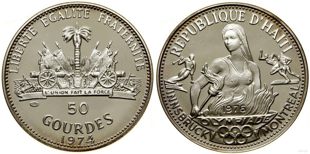 Haiti, 50 gourde, 1974