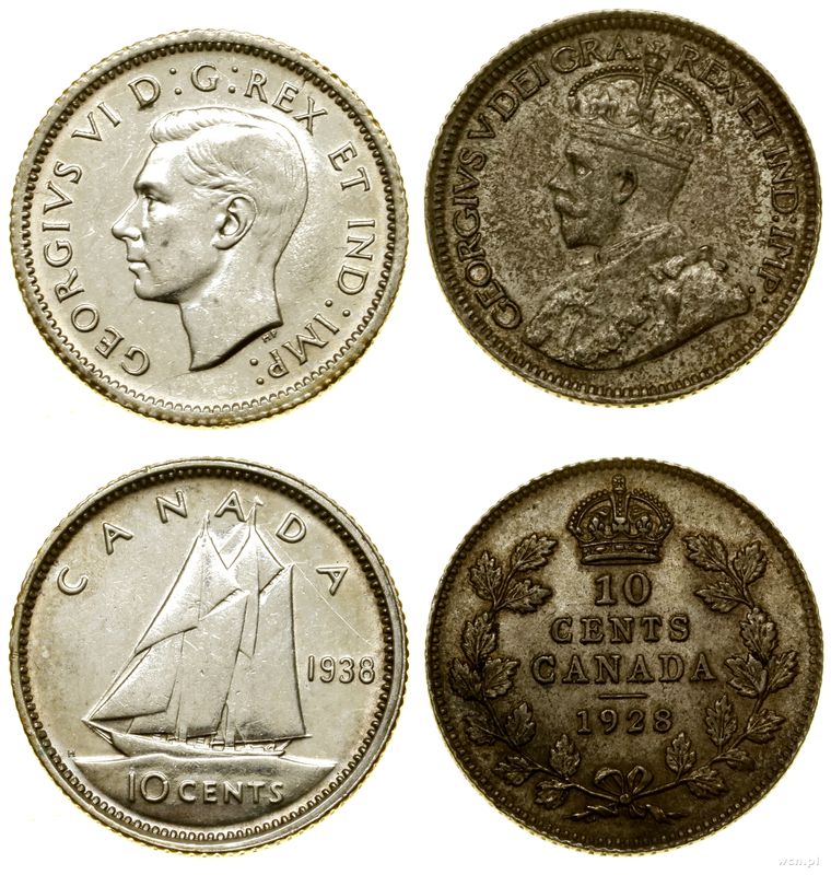 Kanada, zestaw 2 x 10 centów