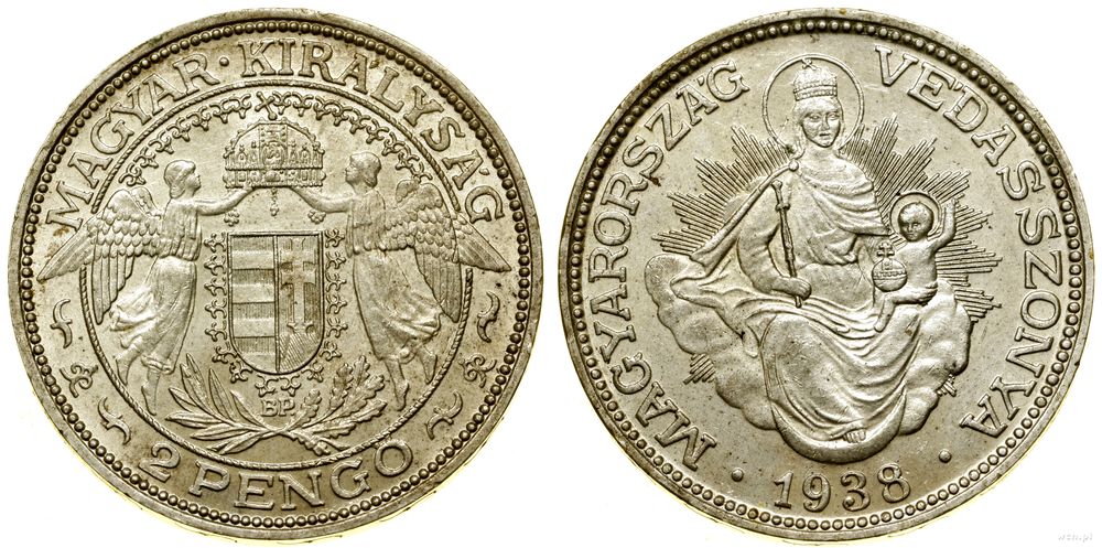 Węgry, 2 pengo, 1938 BP