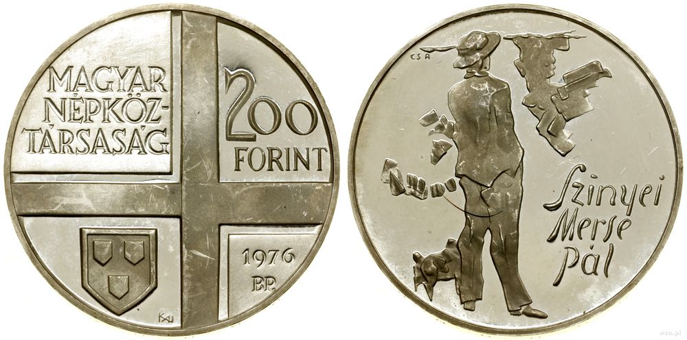 Węgry, 200 forintów, 1976 BP