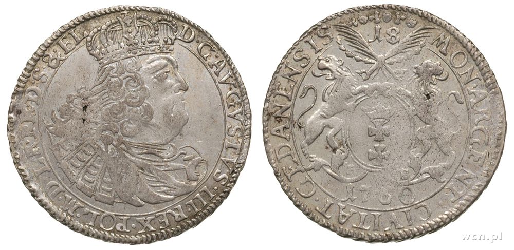 Polska, ort, 1760