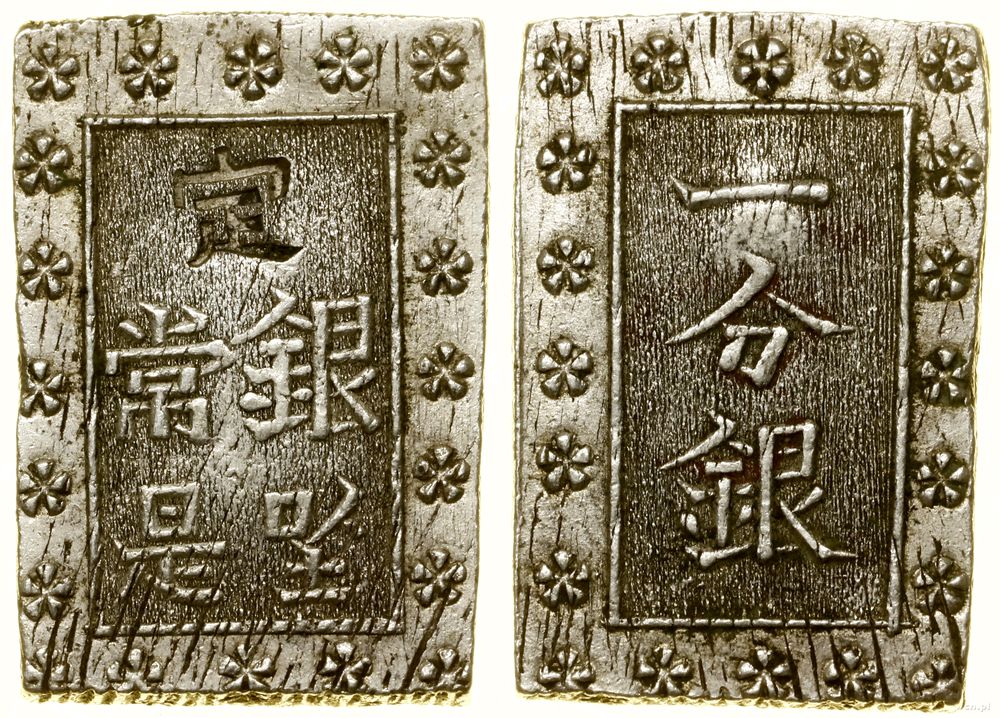 Japonia, 1 Bu srebrny (Ichibu Gin), 1859–1868