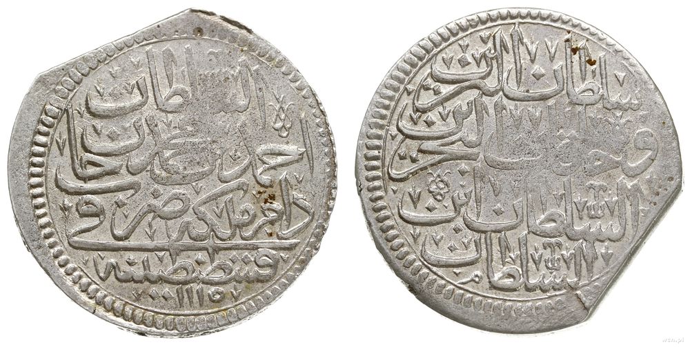 Turcja, zolota (30 para), AH 1115 (1703)