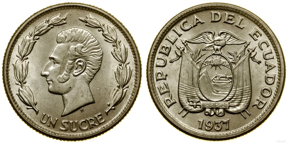 Ekwador, 1 sucre, 1937