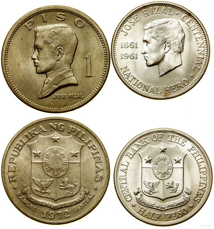 Filipiny, zestaw 2 monet