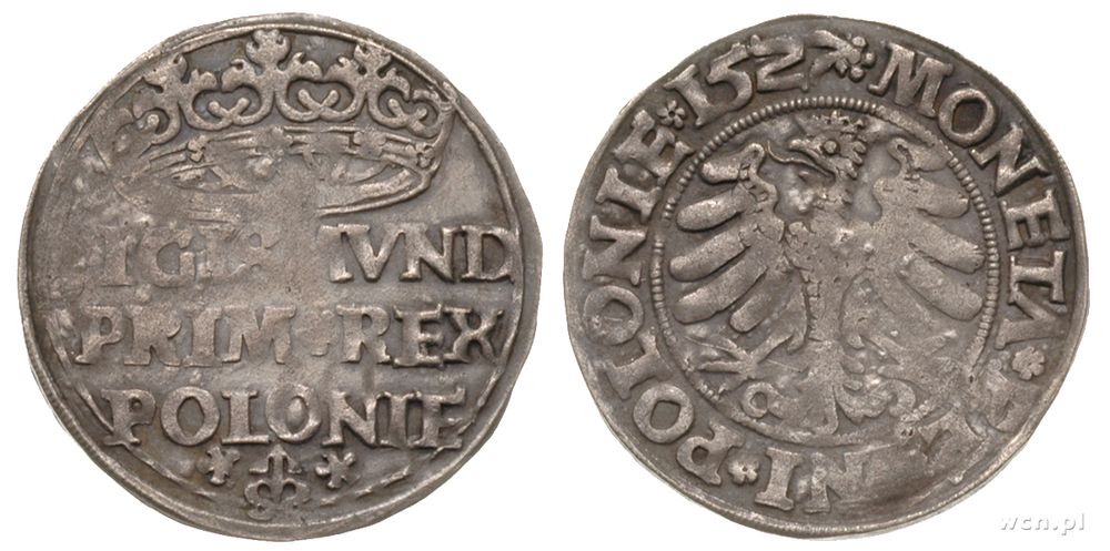 Polska, grosz, 1527