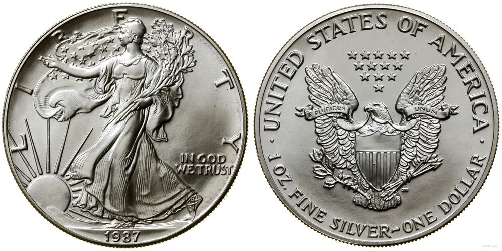 Stany Zjednoczone Ameryki (USA), 1 dolar, 1987